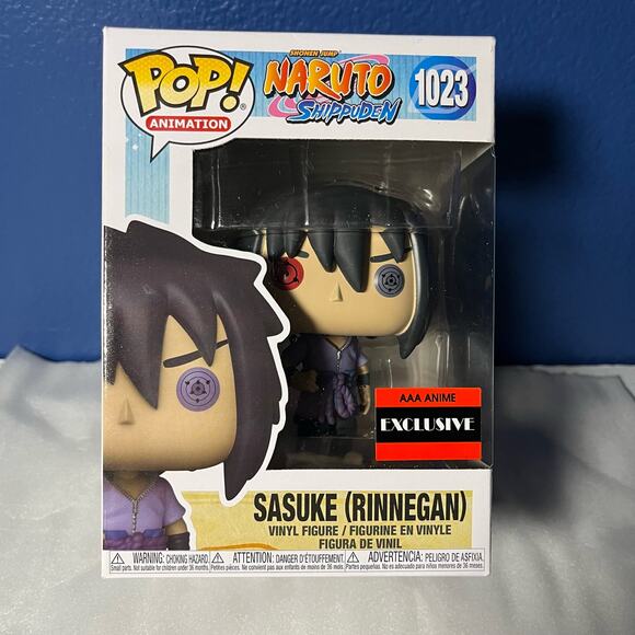 Naruto Sasuke Uchiha Rinnegan Funko Pop! Vinyl Figure #1023 AAA Exclusive - Picture 1 of 8